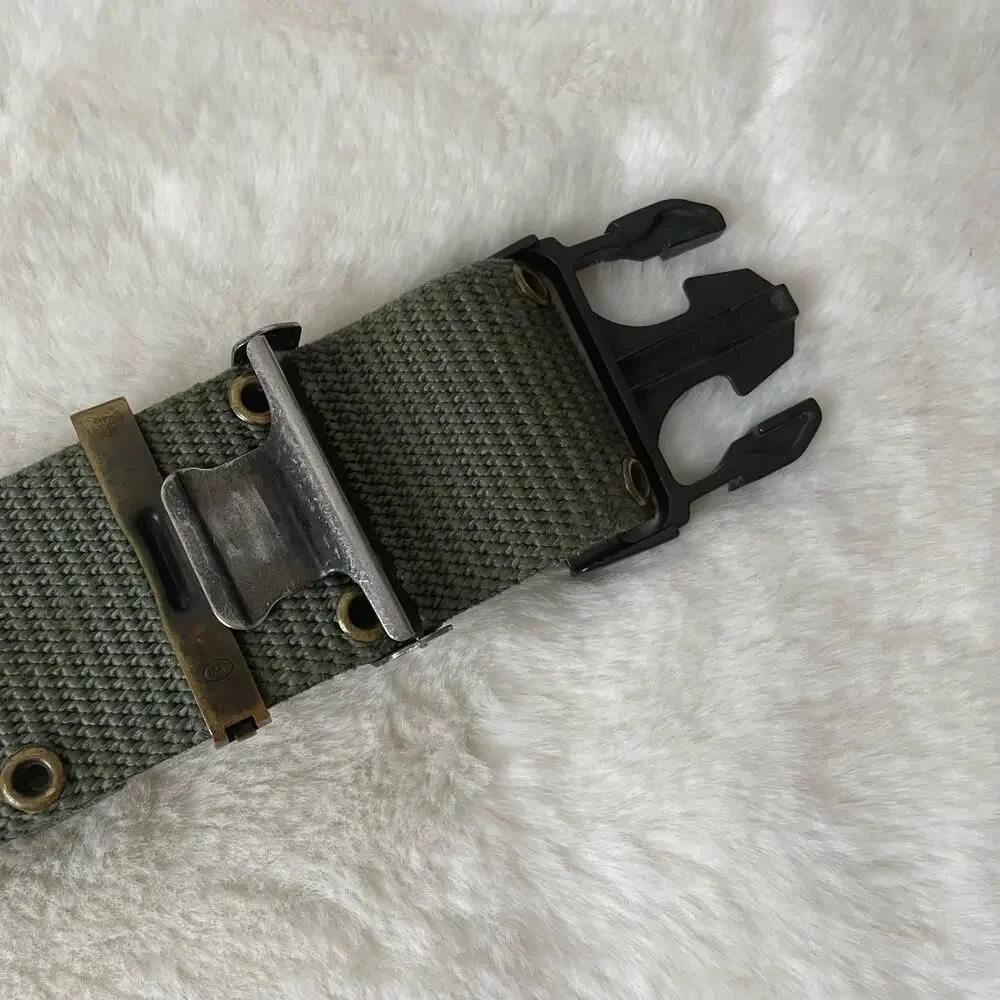 Vintage Army Green Military Belt